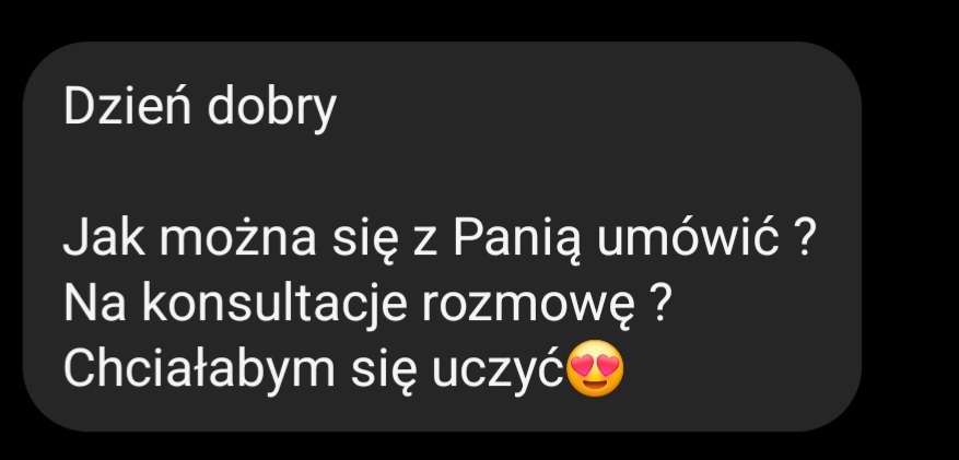 Wiadomość od klienta